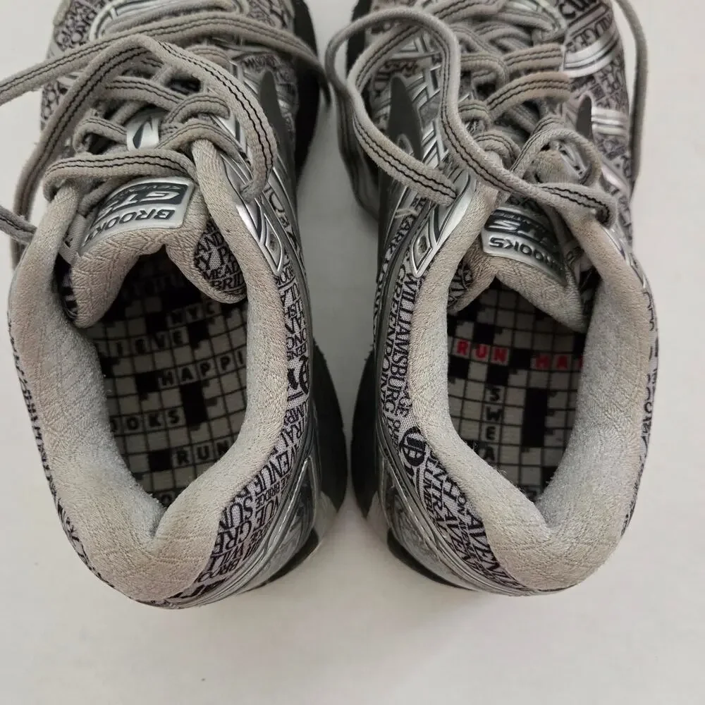 Brooks Adrenaline GTS 17 Gray Lady NYC Limited Edition Running Sneakers Sz 7